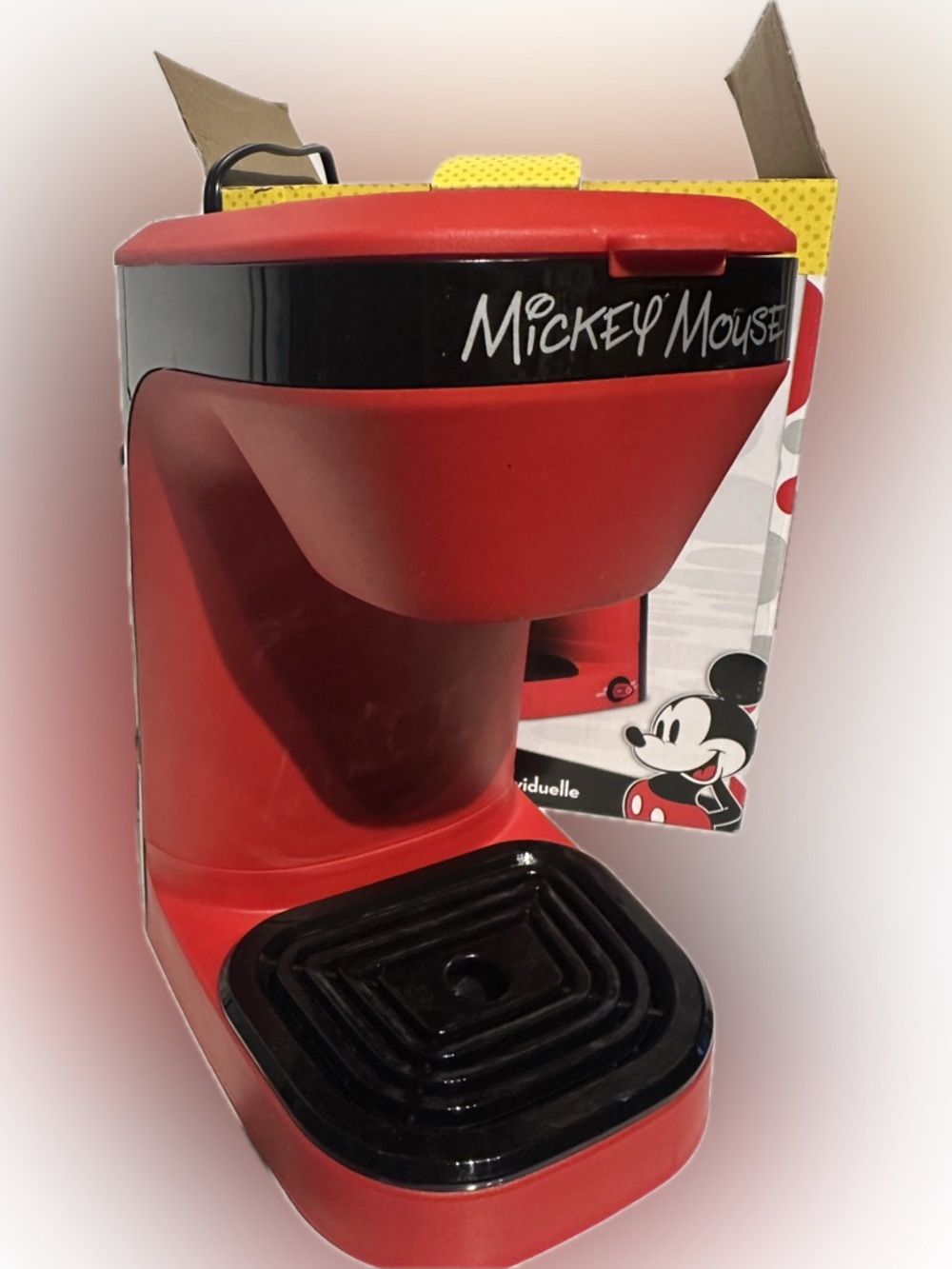 Mickey Mouse Red Single-Serve Coffee Maker